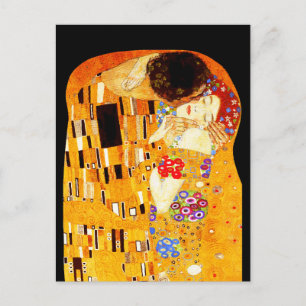Carte Postale Le tableau Kiss de Gustav Klimt