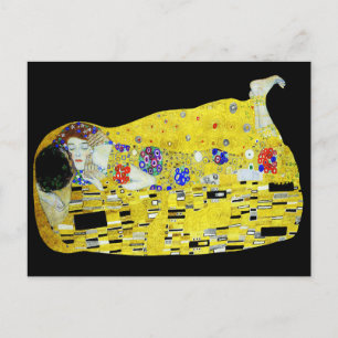 Carte Postale Le tableau Kiss de Gustav Klimt