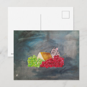 Carte Postale Le tableau L'invité indésirable d'Alfred Fox