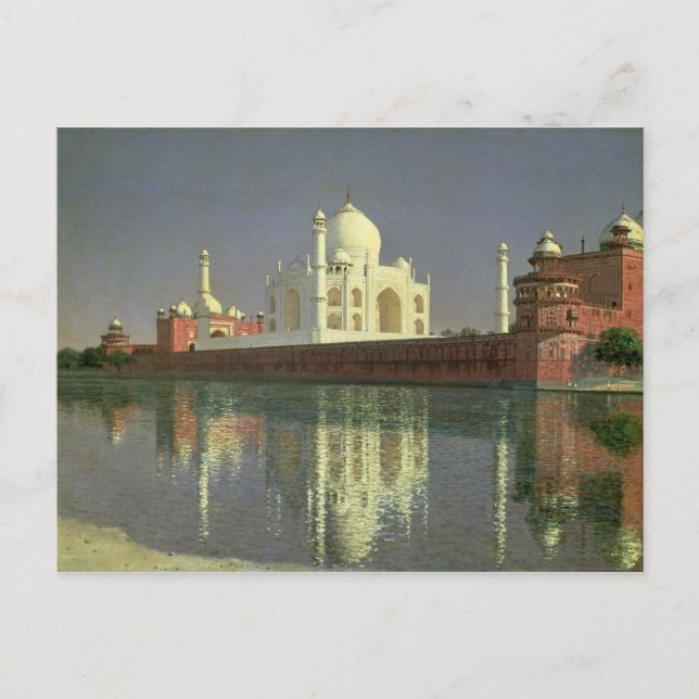 Carte Postale Le Taj Mahal, 1874-76 (Devant)