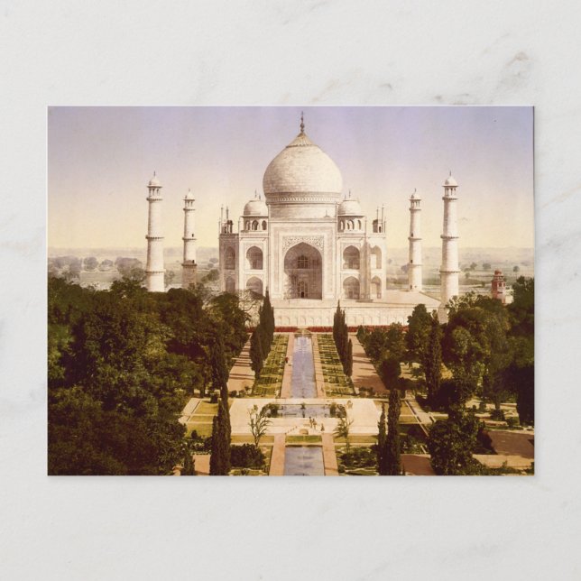 Carte Postale Le Taj Mahal à Agra Inde (Devant)