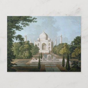 Carte Postale Le Taj Mahal, Agra, du jardin