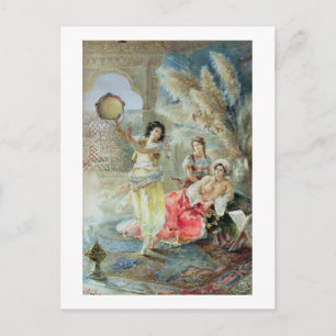 Carte Postale Le Tambourine (avec papier)