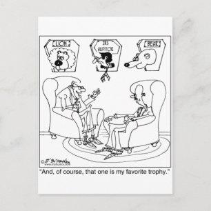 Carte Postale Le Taxidermist et le vérificateur de l'IRS