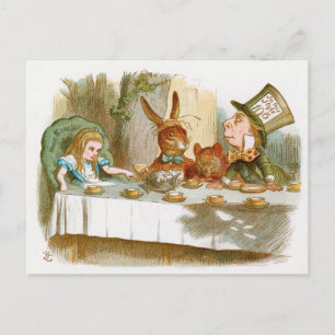 Carte Postale Le Tea Party de Mad Hatter