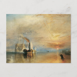 Carte Postale Le Temeraire par Joseph Turner, Art maritime