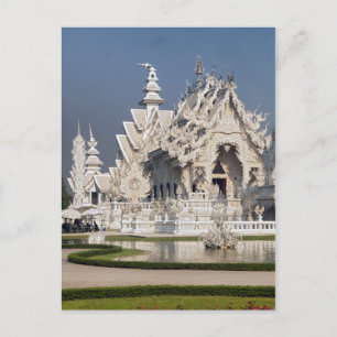 Carte Postale Le temple blanc (Wat Rong Khun), Thaïlande