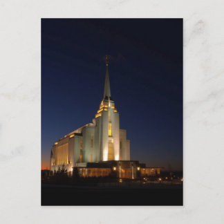 Carte Postale Le temple de Rexburg LDS