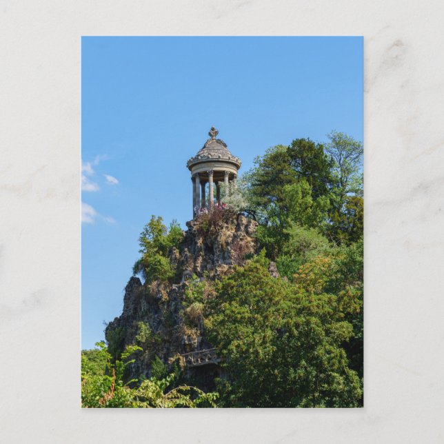 Carte Postale Le temple Sibylle dans le Parc des Buttes Chaumont (Devant)