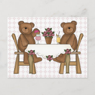 Carte Postale Le temps de Teddy Bear pour la limonade