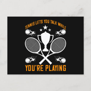 Carte Postale Le Tennis Vous Permet De Parler En Jouant
