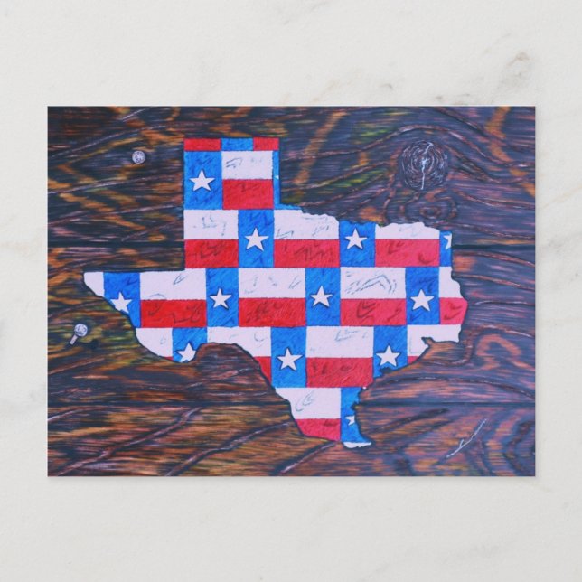 Carte Postale Le Texas est grand (Devant)