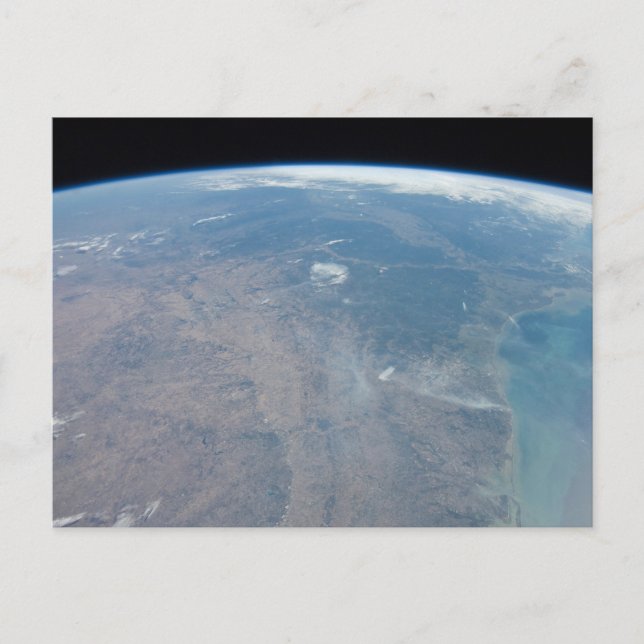 Carte Postale Le Texas Panoramique Et Le Golfe Du Mexique (Devant)