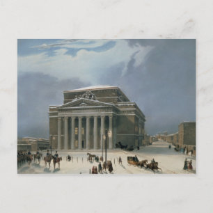 Carte Postale Le théâtre Bolchoï à Moscou