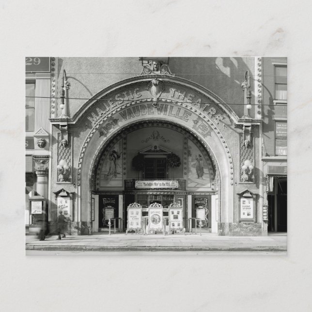 Carte Postale Le Théâtre Majestic, 1910 (Devant)