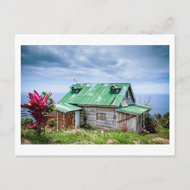 Carte Postale le toit vert (Devant)