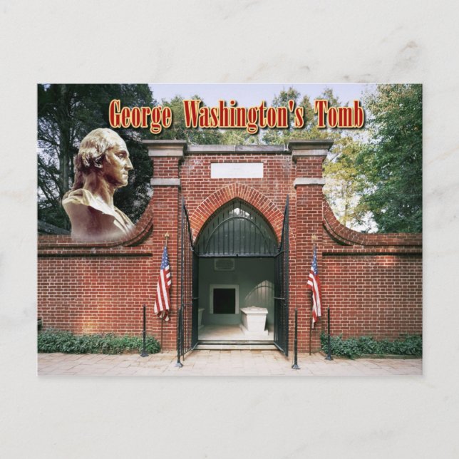 Carte Postale Le tombeau de George Washington, Mont Vernon (Devant)