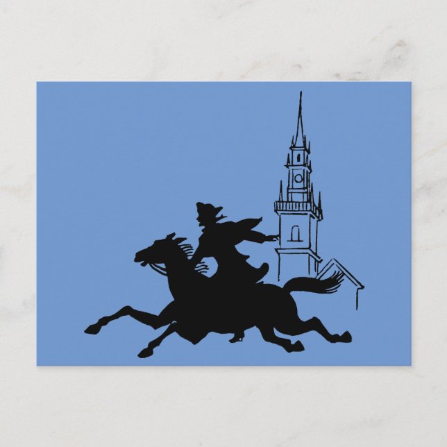 Carte Postale Le tour de Paul Revere (Devant)