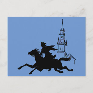 Carte Postale Le tour de Paul Revere