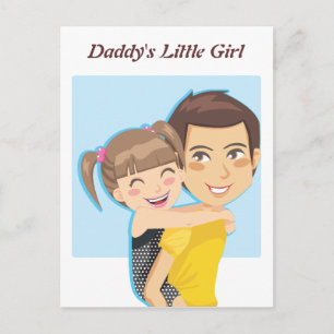 Carte Postale Le tour de Piggyback de papa