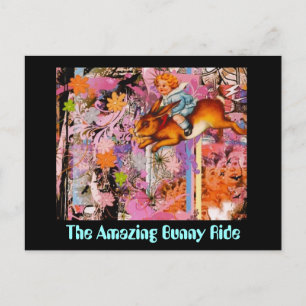 Carte Postale Le tour Extraordinaire du lapin