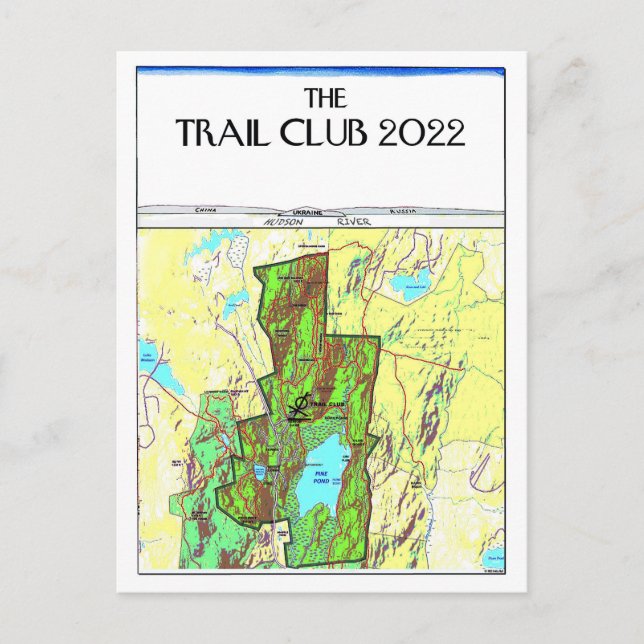 CARTE POSTALE LE TRAIL CLUB 2022 (Devant)