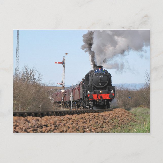 Carte Postale Le train à vapeur Great Britain III (Devant)