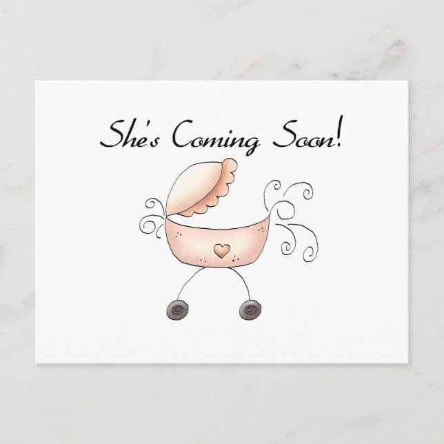 Carte Postale Le transport qu'elle vient bientôt (Devant)