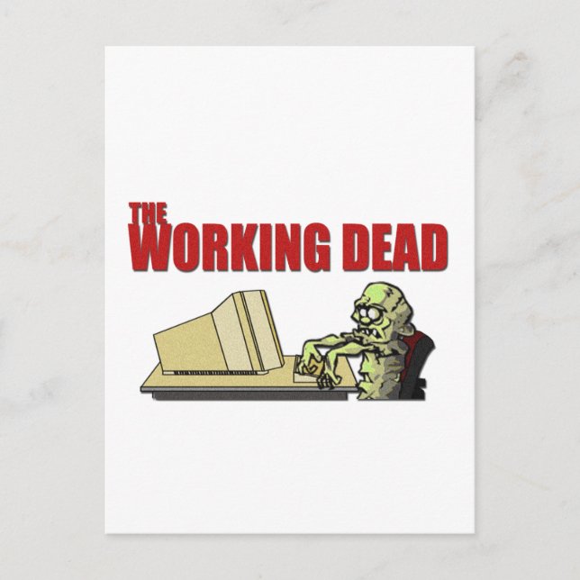 Carte Postale Le travail mort (Devant)