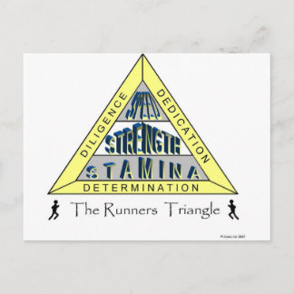 CARTE POSTALE LE TRIANGLE DU RUNNER