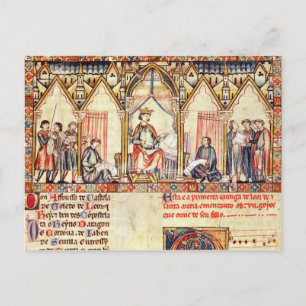 Carte Postale Le tribunal d'Alfonso X 'le Sage'