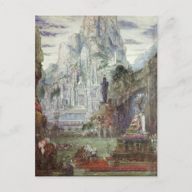 Carte Postale Le triomphe d'Alexandre le Grand (Devant)