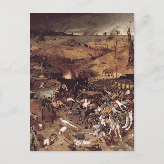 Carte Postale Le triomphe de la mort par Peter Bruegel (Devant)