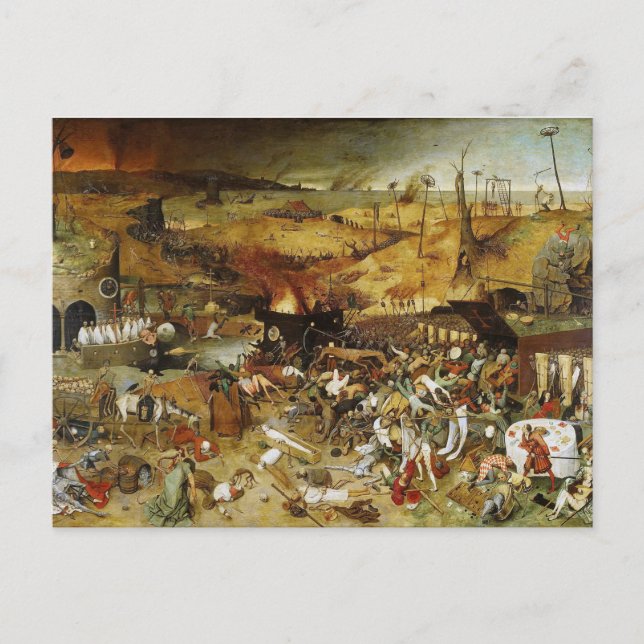 Carte postale Le triomphe de la mort Pieter Bruegh (Devant)