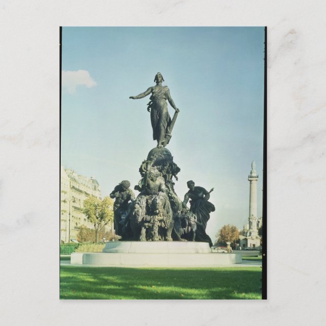 Carte Postale Le triomphe de la République, 1879-99 (Devant)