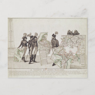 Carte Postale Le triomphe des armées françaises