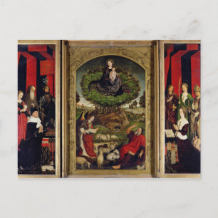 Carte Postale Le triptyque de Moïse et de Bush brûlant