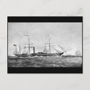 Carte Postale Le vapeur de pagaie, RMS ‘Britannia’, 1840