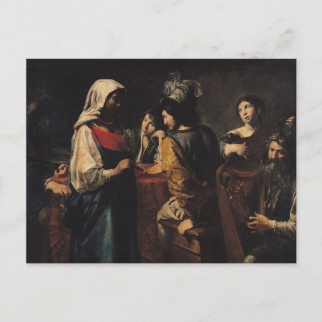 Carte Postale Le vendeur de Fortune (Devant)