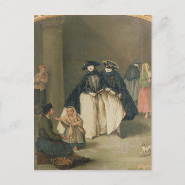 Carte Postale Le vendeur de fruits (Devant)