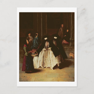 Carte Postale Le vendeur de parfums (huile sur toile) (voir auss