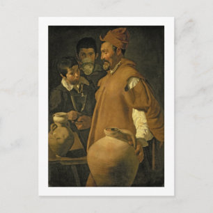Carte Postale Le vendeur d'eau de Séville, c.1620 (huile sur toi