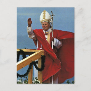 Carte Postale Le Vénérable Pape Jean-Paul II