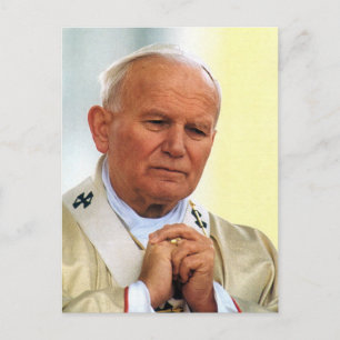 Carte Postale Le Vénérable Pape Jean-Paul II
