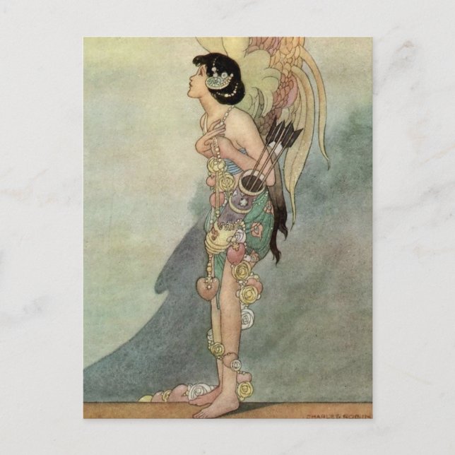 Carte Postale "Le Véritable Amant" de Charles Robinson (Devant)