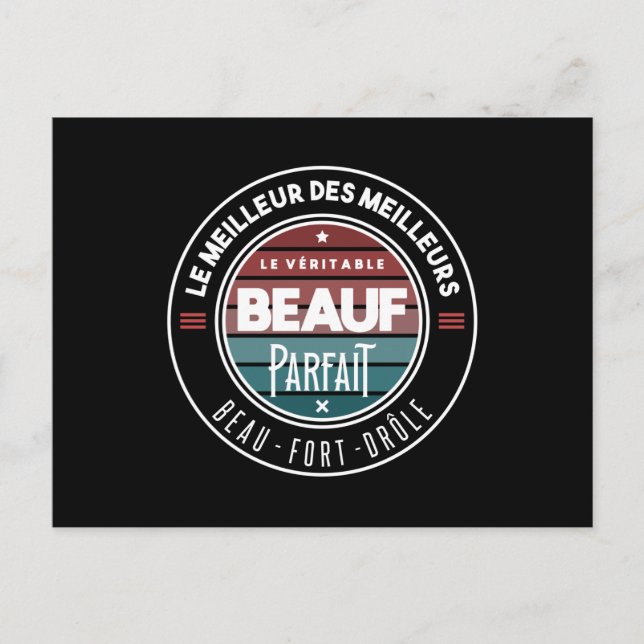 Carte Postale Le véritable beauf parfait (Devant)