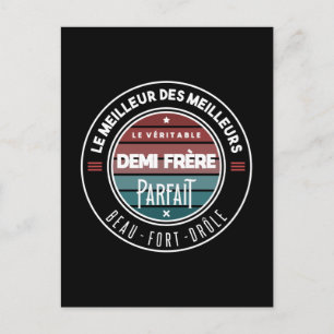 Carte Postale Le véritable demi frère parfait