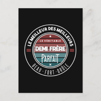 Carte Postale Le véritable demi frère parfait