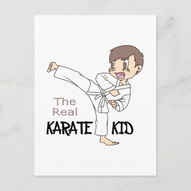 CARTE POSTALE LE VÉRITABLE KARATE KID (Devant)