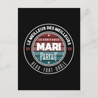 Carte Postale Le véritable mari parfait